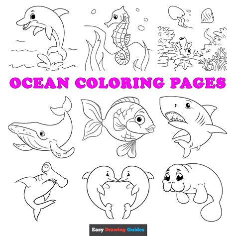 Print & Play: Your Guide to Finding & Printing Ocean Coloring Pages