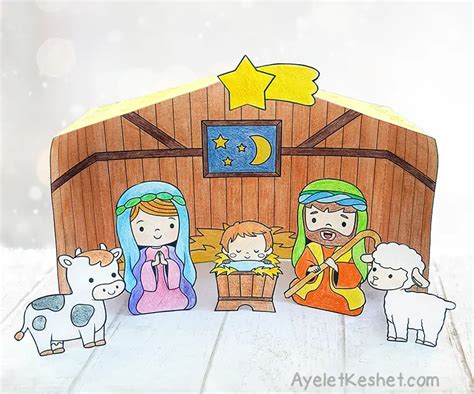 Printable Nativity Scenes for Different Skill Levels: From Beginner to Artisan