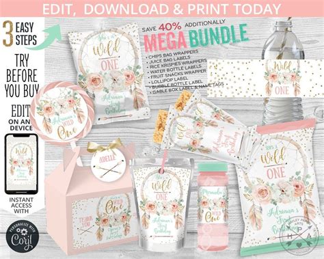 Printable Party Packs & Bundles