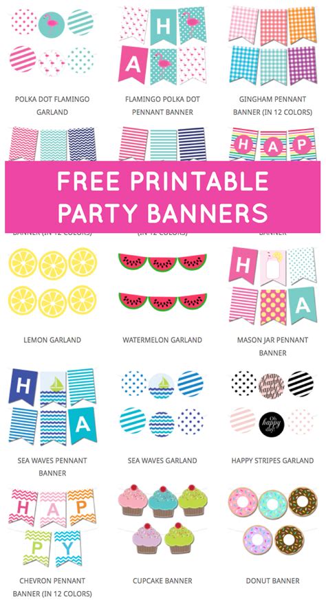 Printable Party Props & Favors