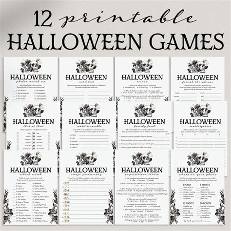 Printable Puzzle Packs for Parties: Ready-to-Go Halloween Entertainment