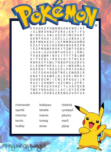 Printing Perfection: Tips for High-Quality Pokémon Word Search Output