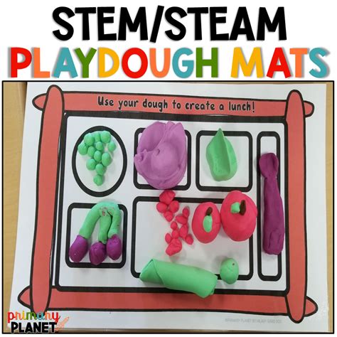 Problem-Solving & STEM Play Dough Mats: Little Engineers in the Making