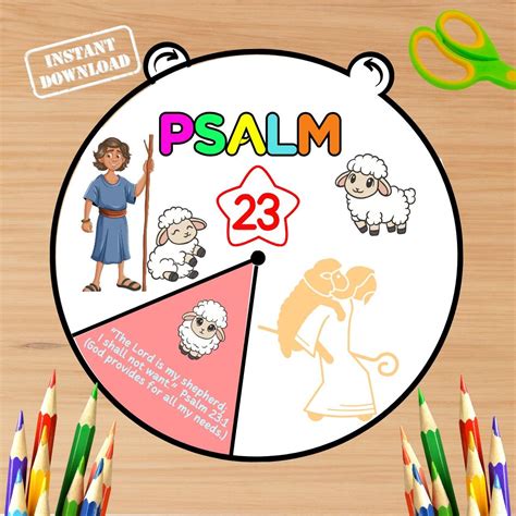 Psalm 23 for Children: Engaging & Educational Printables