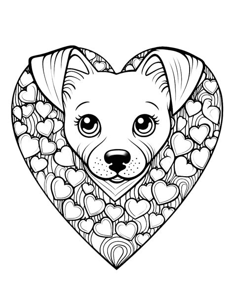 Puppy Love: Heart-Melting Baby Dog Pages
