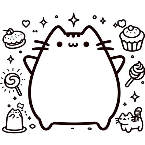 Pusheen's Sweet Treats & Foodie Delights: A Delicious Coloring Journey