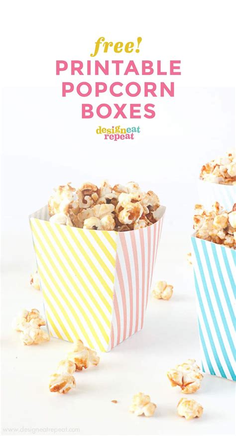 Quick & Easy: Last-Minute Popcorn Printables
