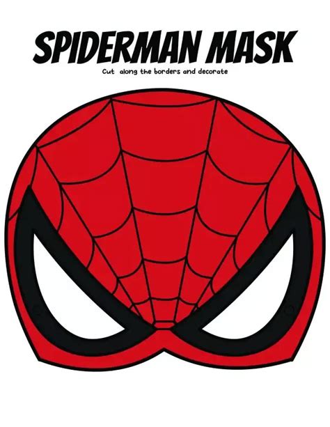 Quick & Easy: Party Pack Spiderman Mask Printables