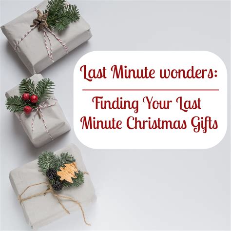 Quick-Fix & Last-Minute Wonders