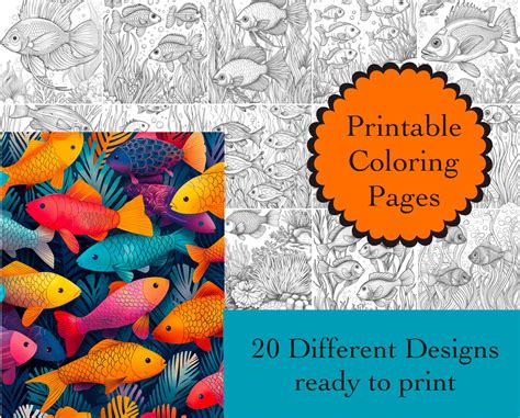 Quick Fixes: Instant Download Fish Printables for Last-Minute Needs
