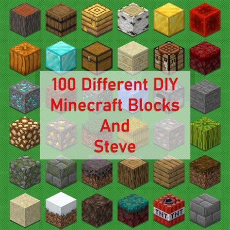 Rare & Decorative Minecraft Printable Blocks