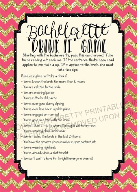 Ready, Set, Party! Your Go-To Printable Bachelorette Game Categories