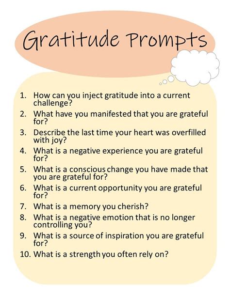 Reflection & Gratitude Prompts