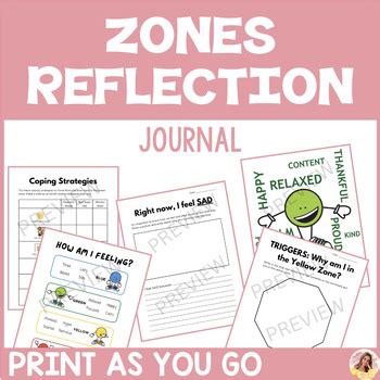 Reflection & Regulation: Journaling & Emotional Check-in Printables