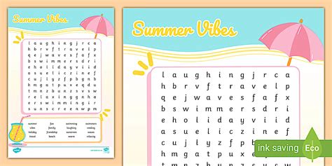 Relaxation & Beachy Vibes Word Searches: Unwind and Recharge