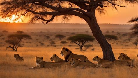 Safari Scenes & Lion Lore: immersive Habitat Pages