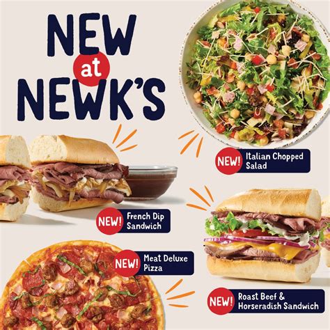 Saving Your Favorites: Keeping the Newk's Menu Handy