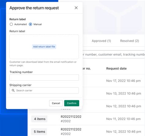Seamless Returns & Exchanges: Labels for Customer Service