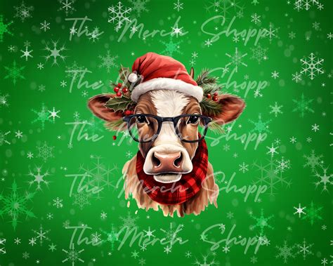 Seasonal & Holiday Moo-ds: Festive Cow Templates