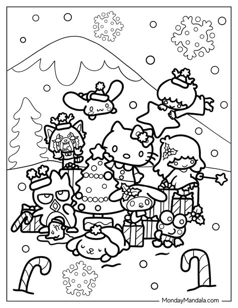 Seasonal & Holiday Sanrio Coloring Adventures