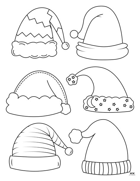Seasonal & Holiday Spirit: Festive Printable Hat Templates