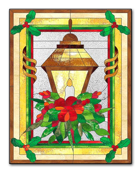 Seasonal & Holiday Stained Glass Patterns Printable