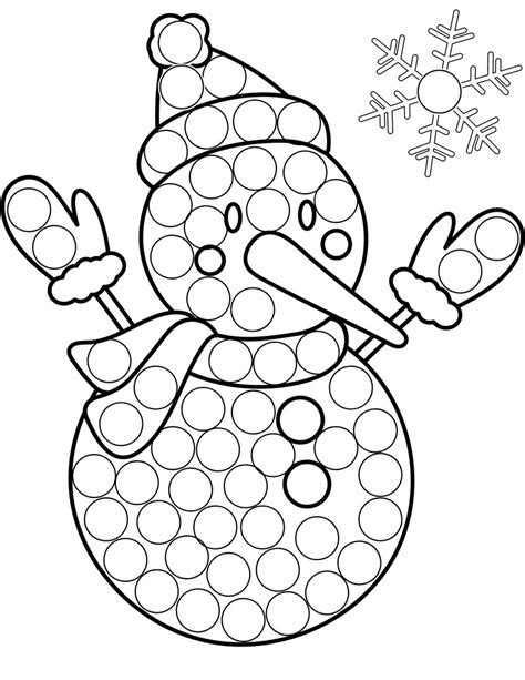 Seasonal & Holiday-Themed Dot Art Printables