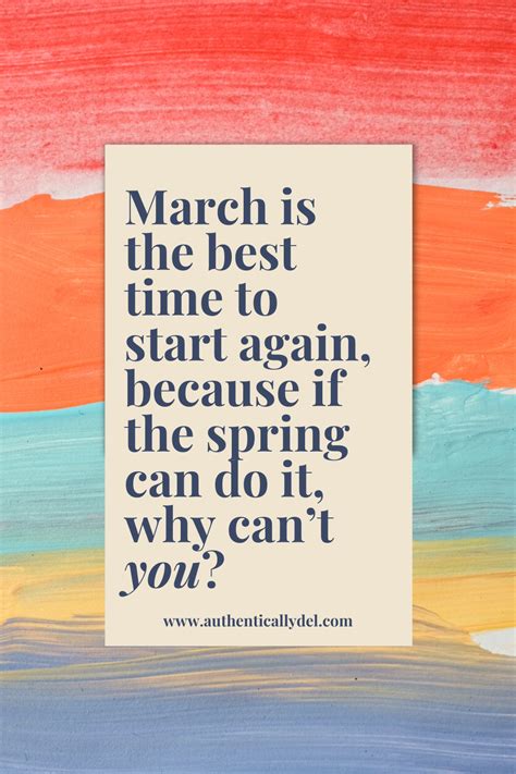 Seasonal Sentiments: Quotes & Affirmations for March