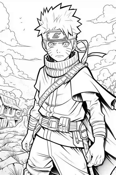 Seasonal Shinobi: Holiday & Themed Naruto Coloring Pages