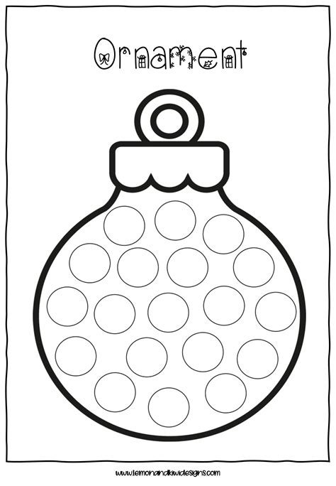Seasonal Sparkle: Holiday-Themed Dot Printables