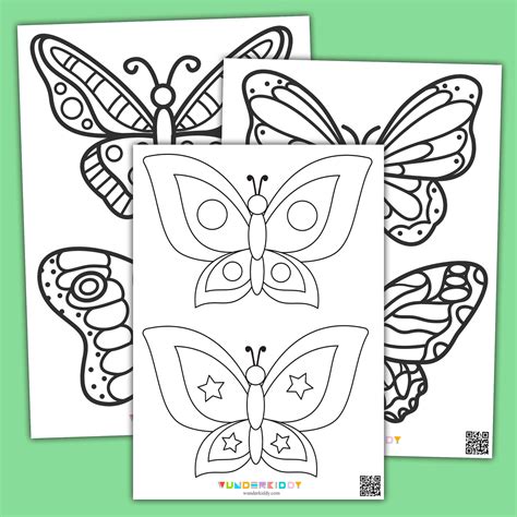 Seasonal & Themed Butterfly Coloring Printables