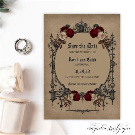 Seasonal & Themed Printables: From Halloween Haunts to Gothic Weddings