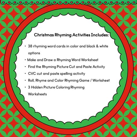 Seasonal & Themed Rhyming Printables: Engaging Learning Year-Round