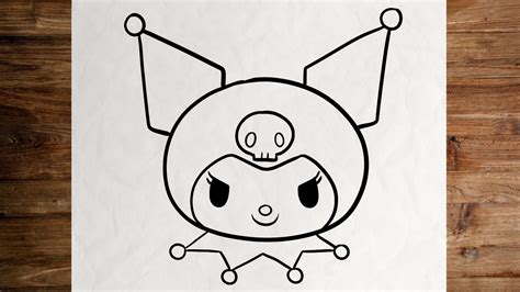 Simple & Beginner-Friendly Kuromi Outlines: Perfect for Little Hands