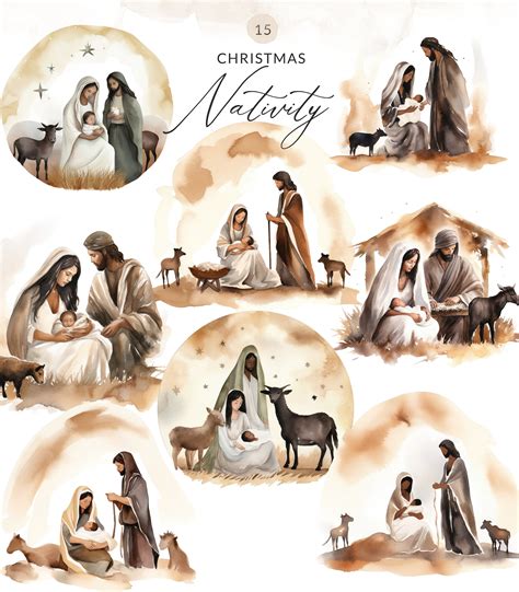 Simple & Minimalist Nativity Printables