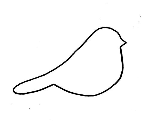 Simple Silhouettes & Outlines: Your Go-To Beginner Bird Templates