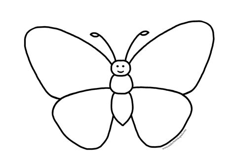 Simple & Sweet: Easy Butterfly Coloring Printables for Little Hands