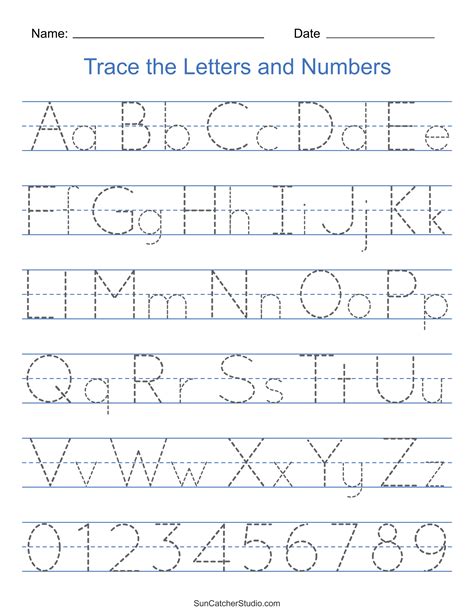 Skill Builders: Tracing & Learning Block Alphabet Printables