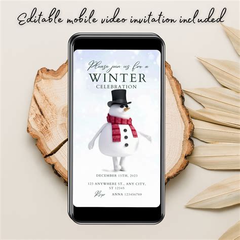 Snowman Invitation & Card Printables: Spreading Winter Cheer