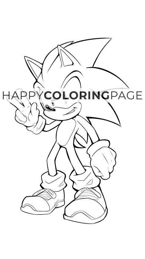 Speedy Coloring Adventures: Sonic Coloring Pages