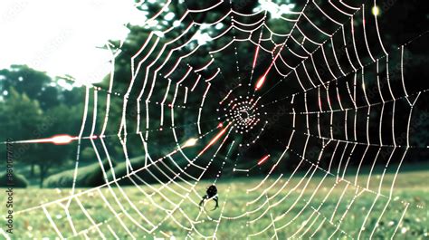 Spiders in Their Web: Intricate Scenes