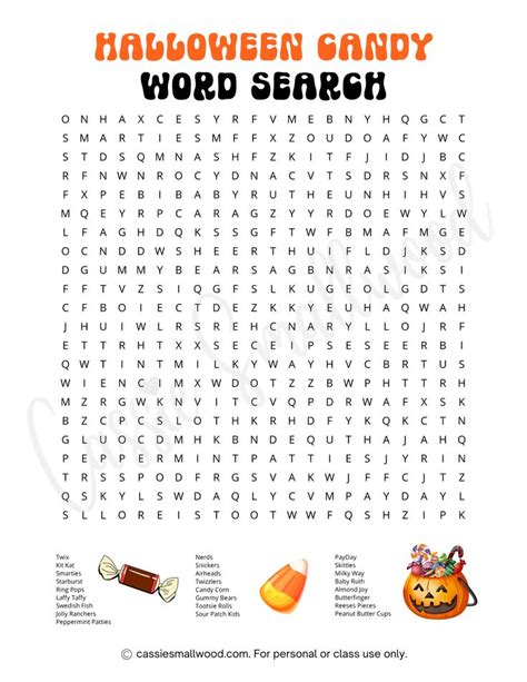 Spooky & Sweet: Halloween-Themed Word Searches