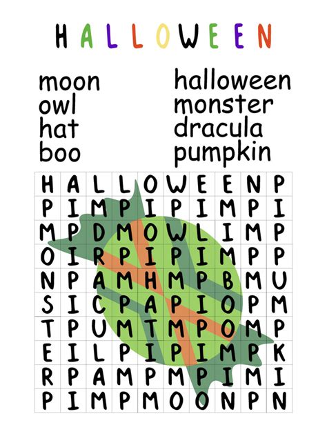 Spooky & Sweet: Halloween Word Search Scares