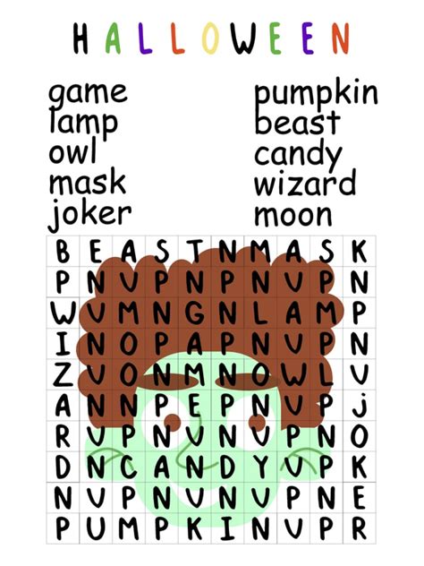 Spooky & Sweet Halloween Word Searches: A Touch of Ghoulish Fun