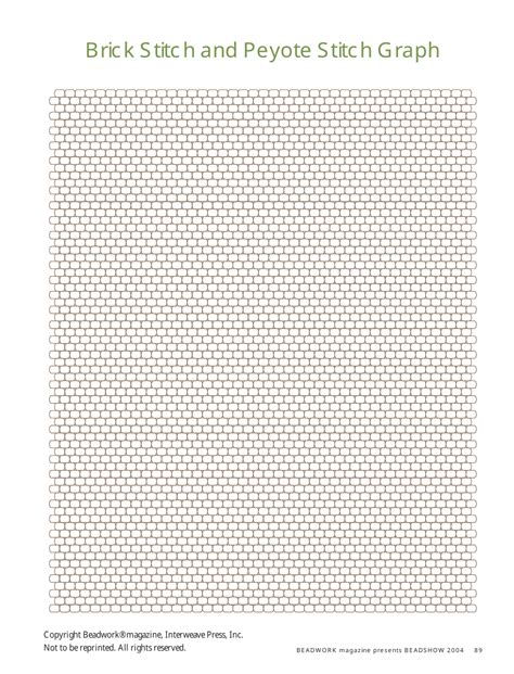 Stitch by Stitch Mastery: Adapting Graph Paper to Peyote, Brick, and More