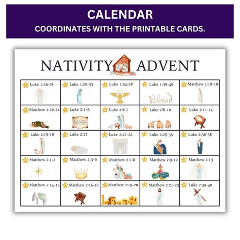 Storytelling & Advent Calendar Printable Nativity Kits: A Journey to Christmas