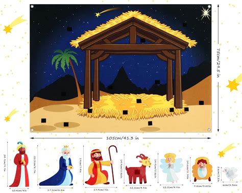 Storytelling & Educational: Interactive Printable Nativity Scenes