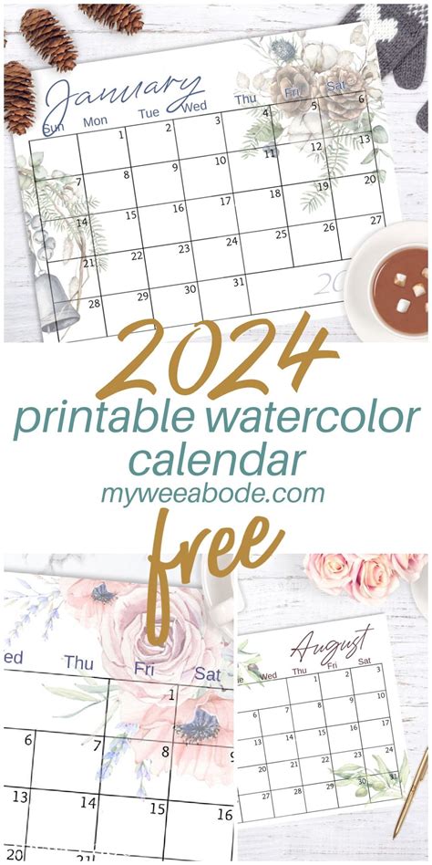 Stylish & Decorative Free Printable Months