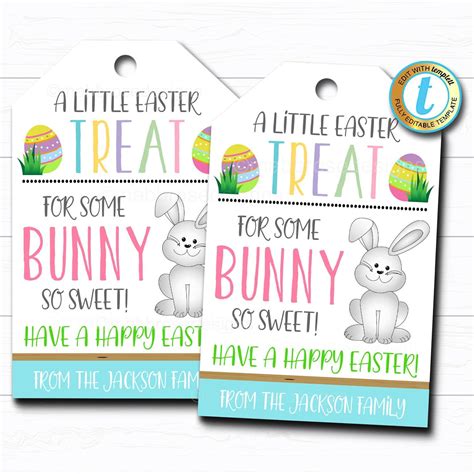 Sweet Easter Basket Fillers & Gift Tags