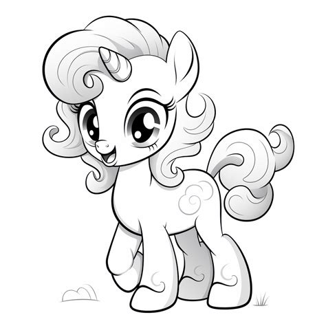 Sweet & Simple: Easy My Little Pony Coloring Pages for Little Hooves